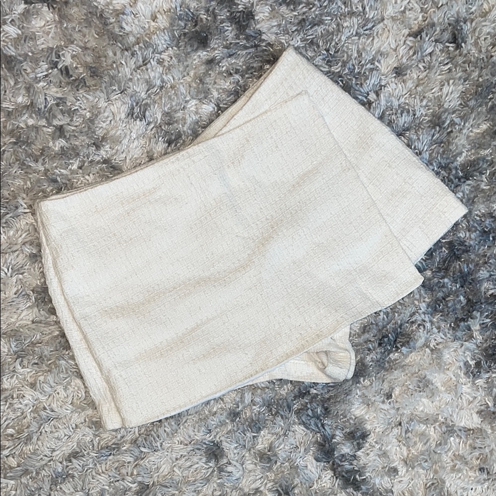 ZARA Tweed Cream Skort 🤍